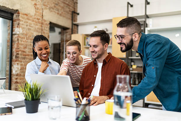 istock Startup business team working on laptop in modern office 2219645128