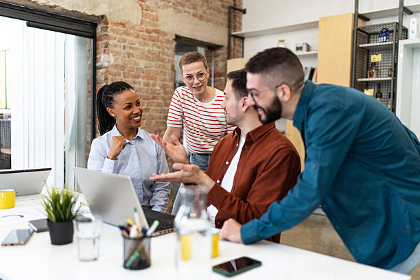 istock Startup business team brainstorming and discussing new ideas 2219645131