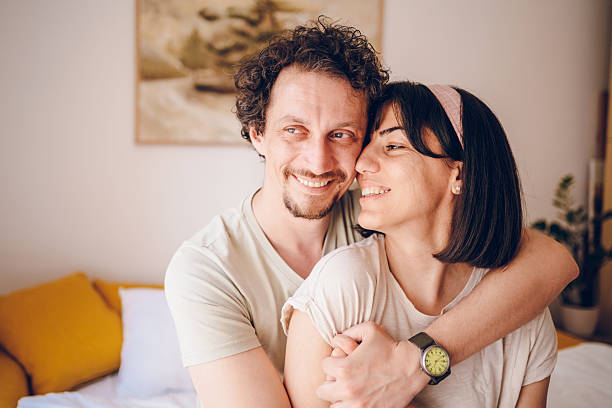 istock Happy couple enjoy in love 2219647459