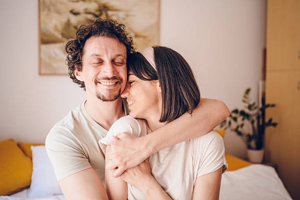istock Happy couple enjoy in love 2219647582
