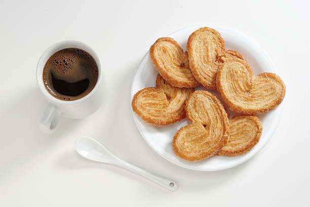 istock Coffee and Palmiers puff pastry cookies 2219651540