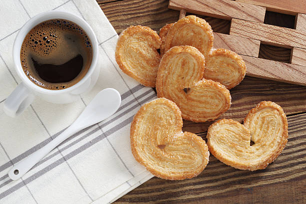 istock Coffee and Palmiers cookies 2219651586