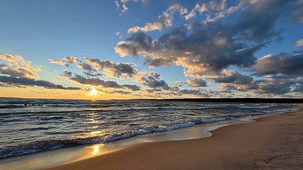 istock Lake Michigan sunset 2219655894