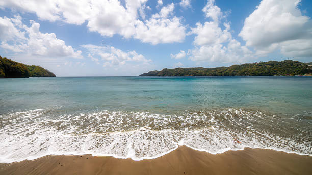 Waves at Kings Bay beach . Trinidad and Tobago