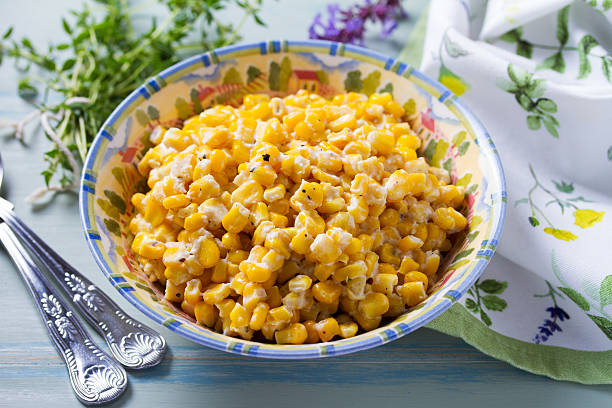 istock Honey butter skillet corn in bowl 2219663996