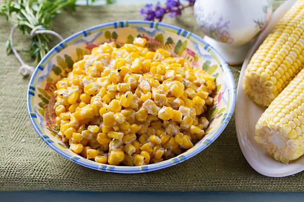 istock Honey butter skillet corn in bowl 2219663997
