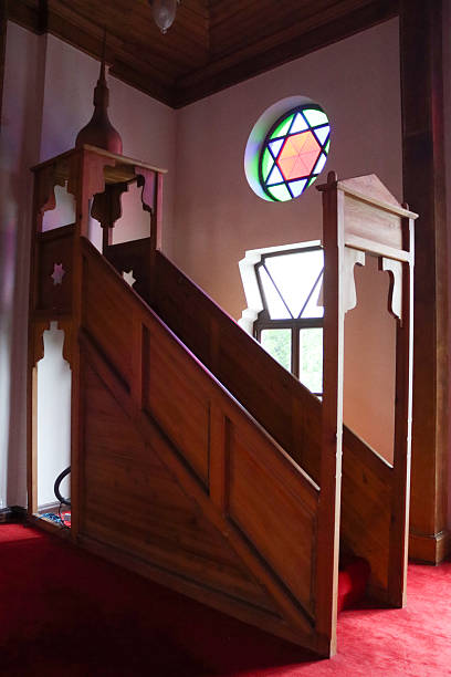 istock Inside of a mosque in istanbul with different colours 2219664283