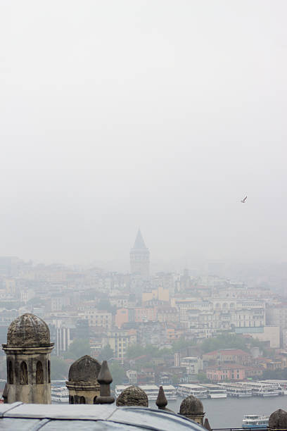 istock Foggy day in istanbul 2219665387