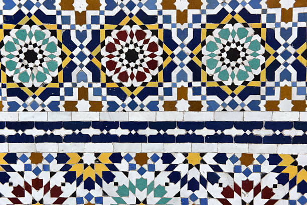 istock Moroccan Islamic mosaic tiles in Marrakesh, Morocco 2219665533