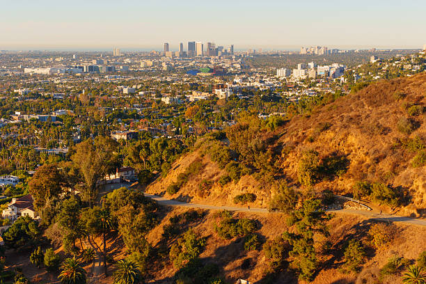 istock Stunning View Over Los Angeles From Runyon Canyon Park During Sunset 2219666485