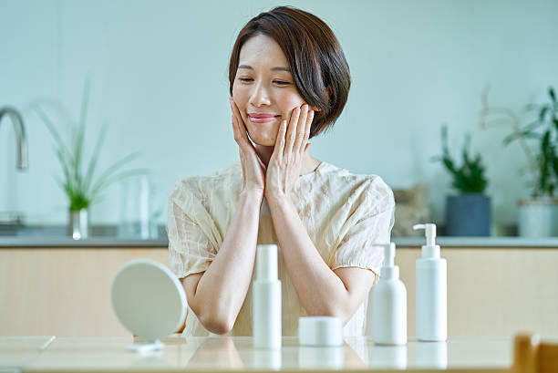 istock A woman doing skin care 2219667372