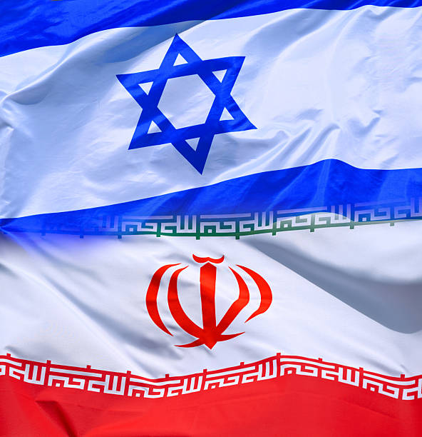 istock flags as a symbol of the relationship between Iran and Israel 2219670176