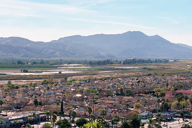 Fields and Houses in Fillmore, CA