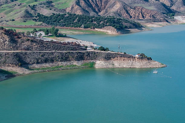 istock Headland and Docks at Lake Piru, CA 2219677534