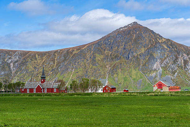 istock Flakstad Church, Lofoten Islands 2219680162
