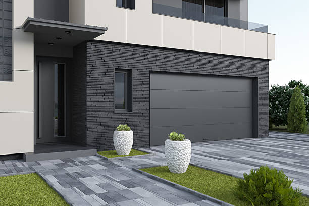 istock Modern Luxury Villa with Clean Facade in Morning Light 2219680980