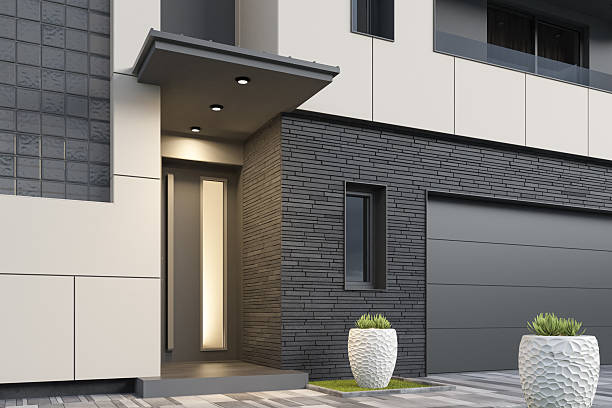 istock Modern Luxury Villa with Clean Facade in Morning Light 2219681076
