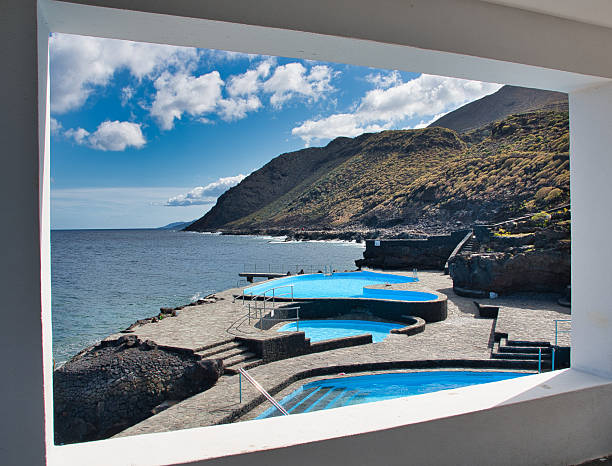 istock Natural pool in the canary island. 2219682147