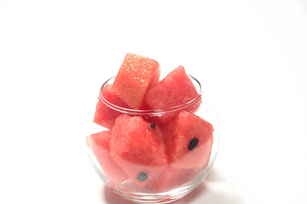 istock Cut watermelon served in a glass 2219692006