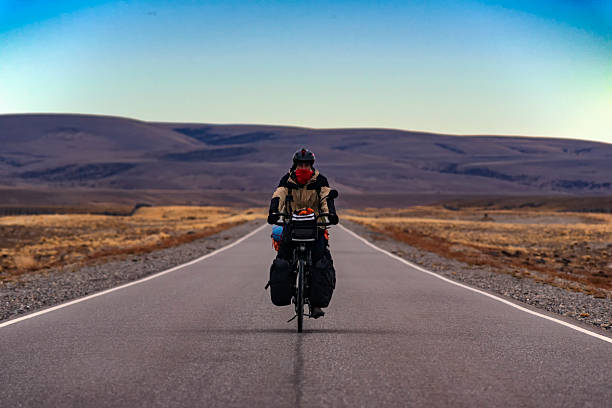 istock Man on a bike trip 2219692209