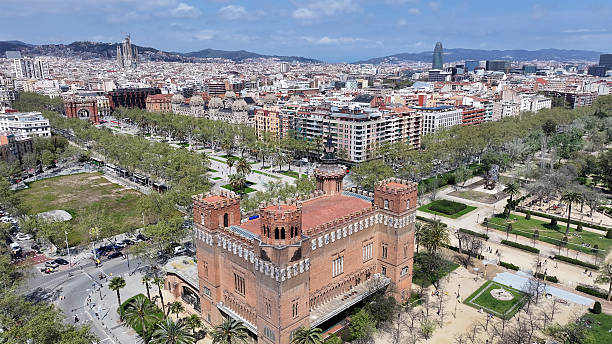 istock Barcelona Skyline at Barcelona Catalonia Spain. 2219696806