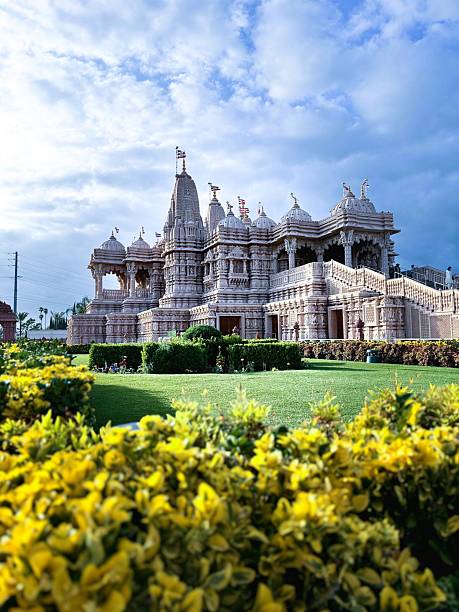 istock Divine Serenity: BAPS Shri Swaminarayan Mandir in All Its Glory 2219704318