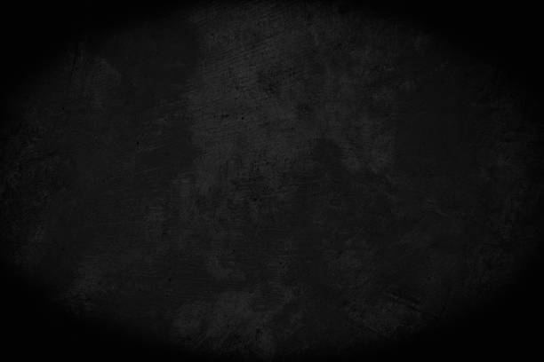 istock Close up retro plain dark black cement concrete wall background texture for show or advertise or promote product and content on display. 2219706294