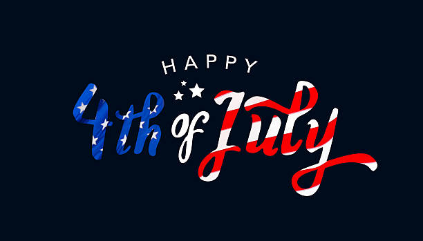 istock Happy 4th of July Stars and Stripes Logo Illustration 2219711178