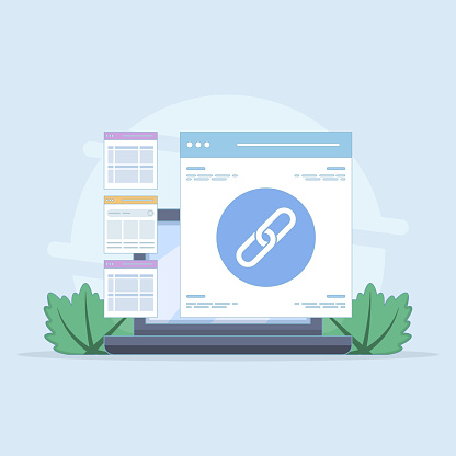 Web Development Image Link Website Link Building Concept Link Building As Search Engine ...