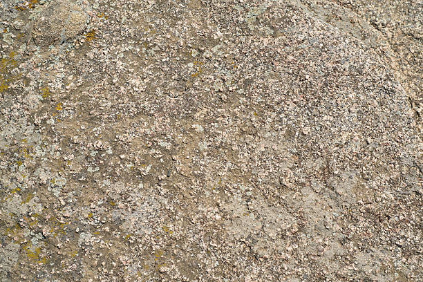 Textured Granite Stone Background With Small Patterns and Mineral Particles