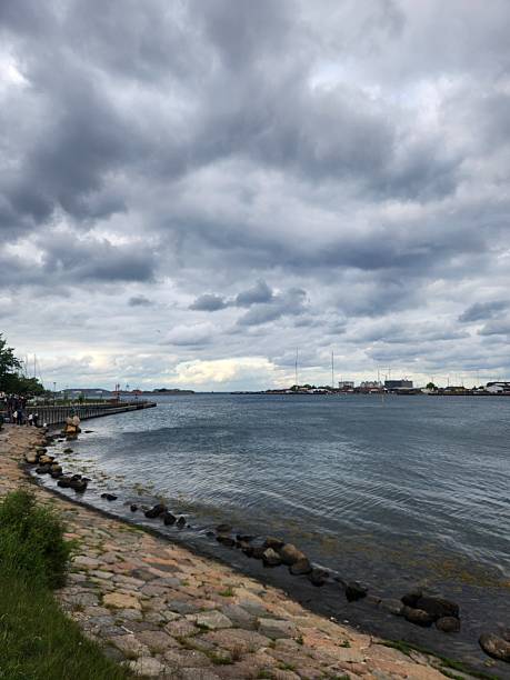 istock Dramatic skies loom over the canal 2219721000