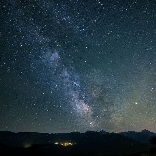 istock Milky Way over Speloncato in Corsica 2219733825