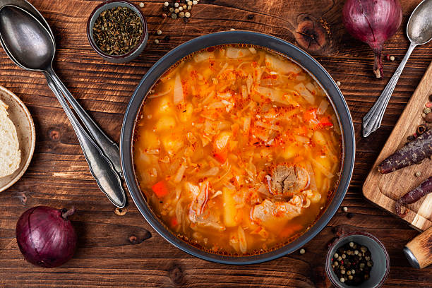 istock Ukrainian borsch,traditional soup. 2219736649