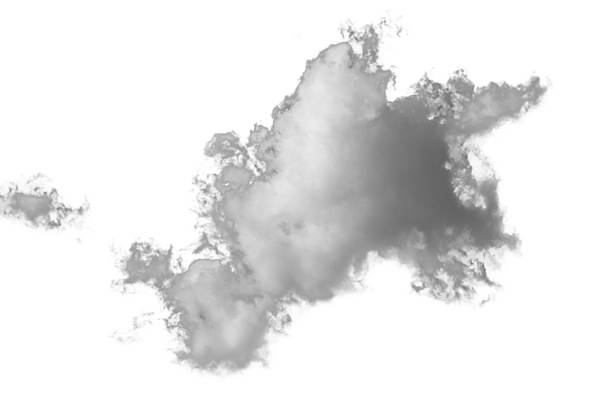 istock white fluffy clouds isolated on a black background, clipart 2219739781