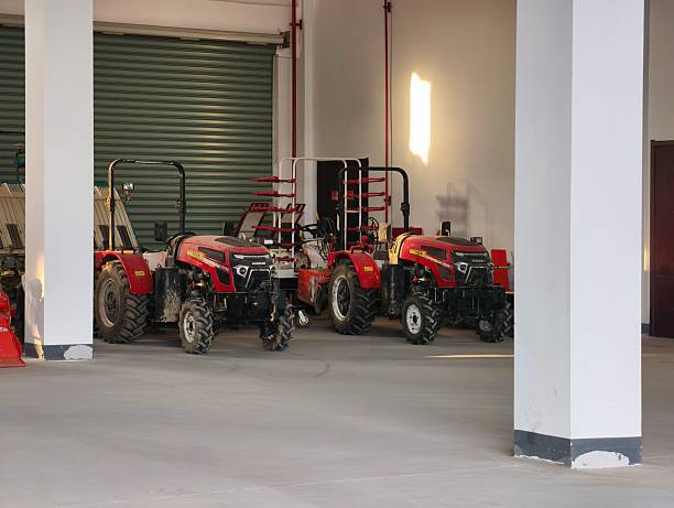 Workshop for agricultural machinery on a farm