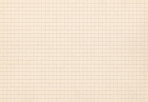 istock Old sepia squared notebook page grid paper background with natural texture 2219757874