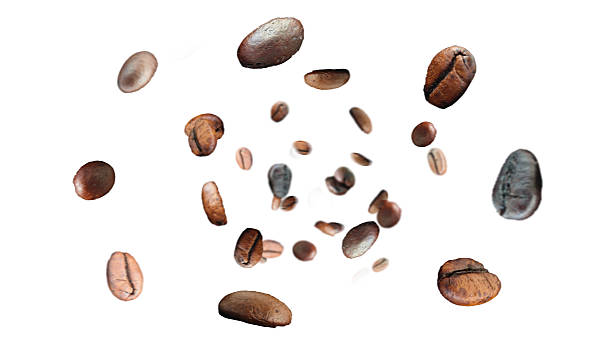 istock Motion blur coffee beans splash in air. 2219761166
