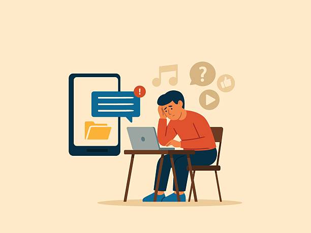 Problem Distraction 780+ Information Overload Stock Illustrations, Royalty-Free Vector ...