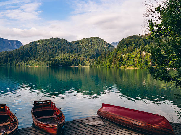 istock Mountain lake in the Alps 2219766029