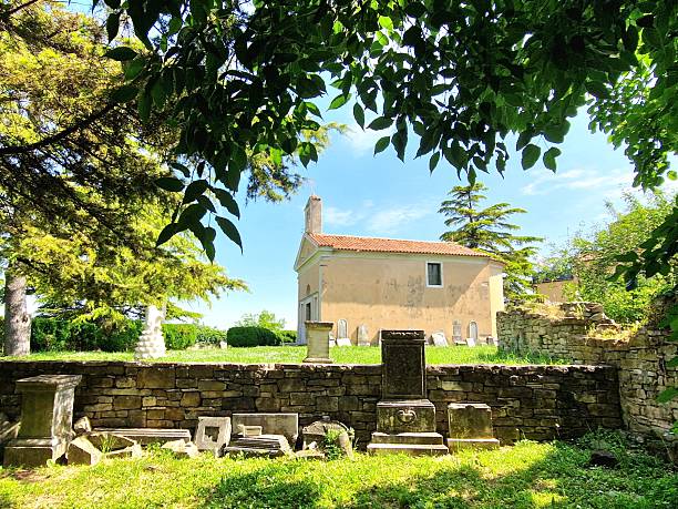 istock small chapel in Buje Istria 2219782299