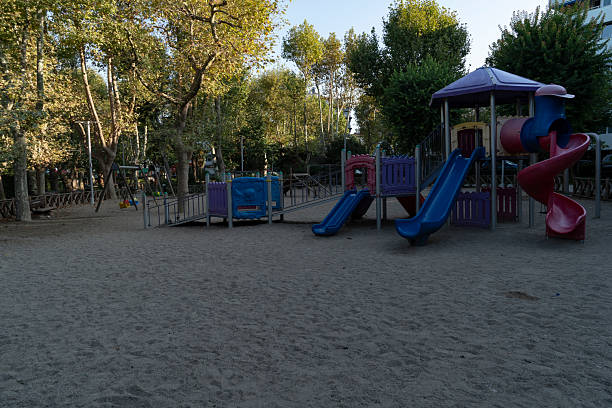 Children playground in park