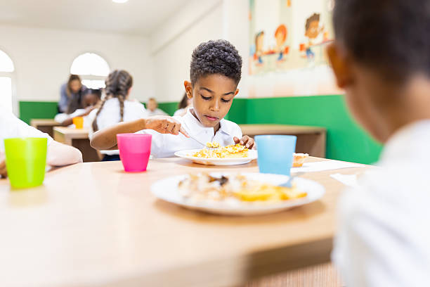 istock Children Having Lunch at School 2219788512