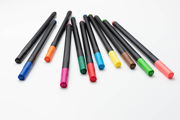 istock Fineliner markers on a white background. 2219796497