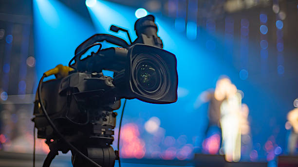 istock professional TV cameras for broadcasting 2219803664
