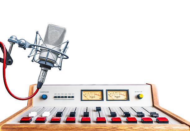 istock Professional microphone and sound mixer 2219820858