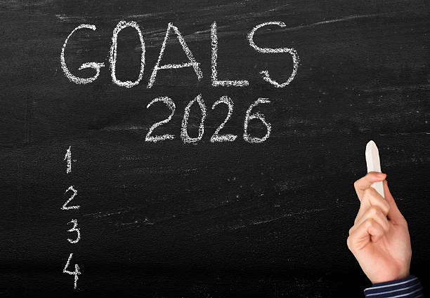 istock 2026 New Year Goals Concept. 2219822801