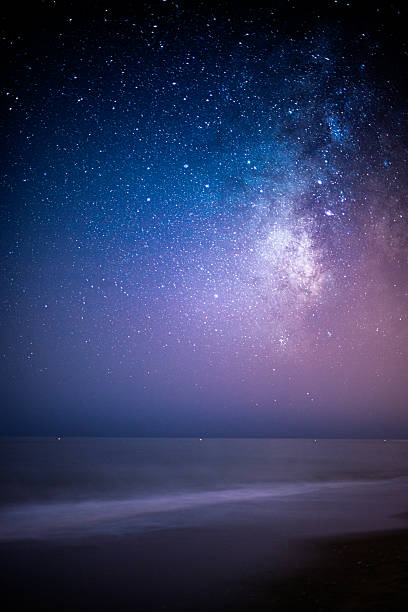 istock Milky Way shining over Punta del Moral beach at night 2219830585