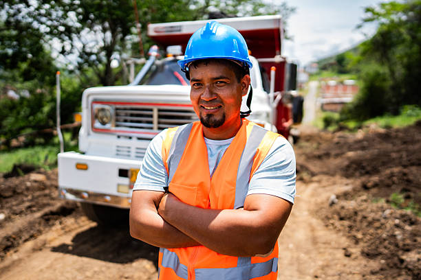 istock Portrait of a construction worker at a construction site 2219832507
