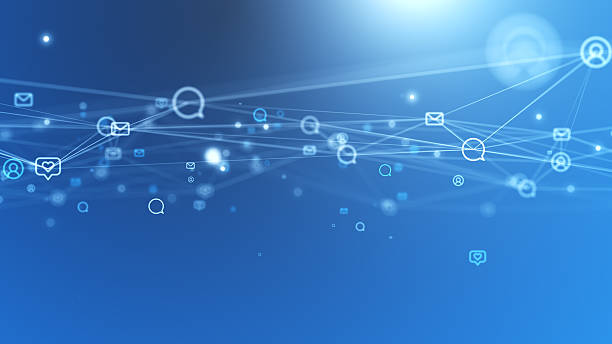 istock 4K Social networking service concept. Communication network. 4K stock video 2219832781