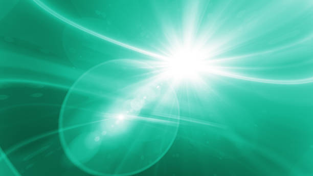 Abstract Rotating Lens Flare Loop Background with Pink Blue and Violet Rainbow Colored Spring-Time Mood Prism Sun Rays 4K stock video